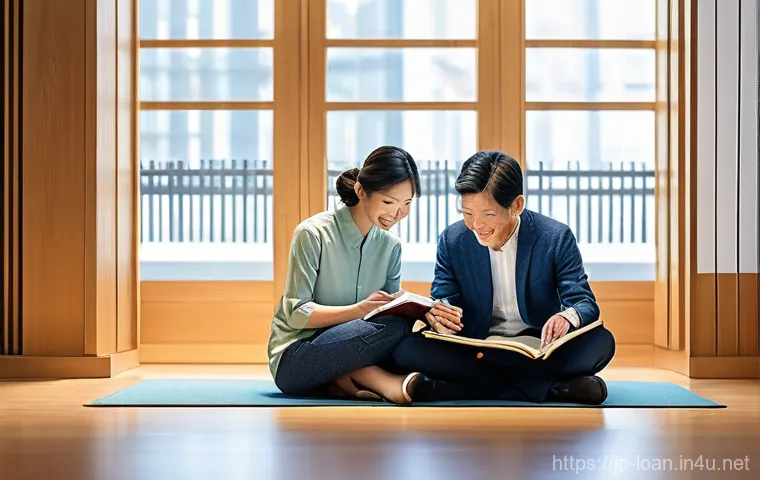 대출 금리 고정과 변동 차이 - **Prompt 1: Contemplating the Future of Home Ownership**
    "A young Japanese couple, both in their...